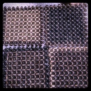 Elegant beaded coasters